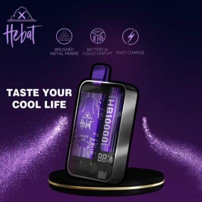 喜貝 Hebat 10000 puffs 拋棄式 一次性電子煙 台灣電子煙推薦 9 hebat 10000口抛棄式