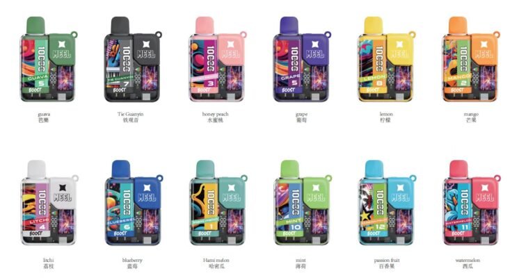 MEEL Boost 10000 PUFFS 麻將盒子 一次性抛棄式電子煙 11 Meel Boost 10000