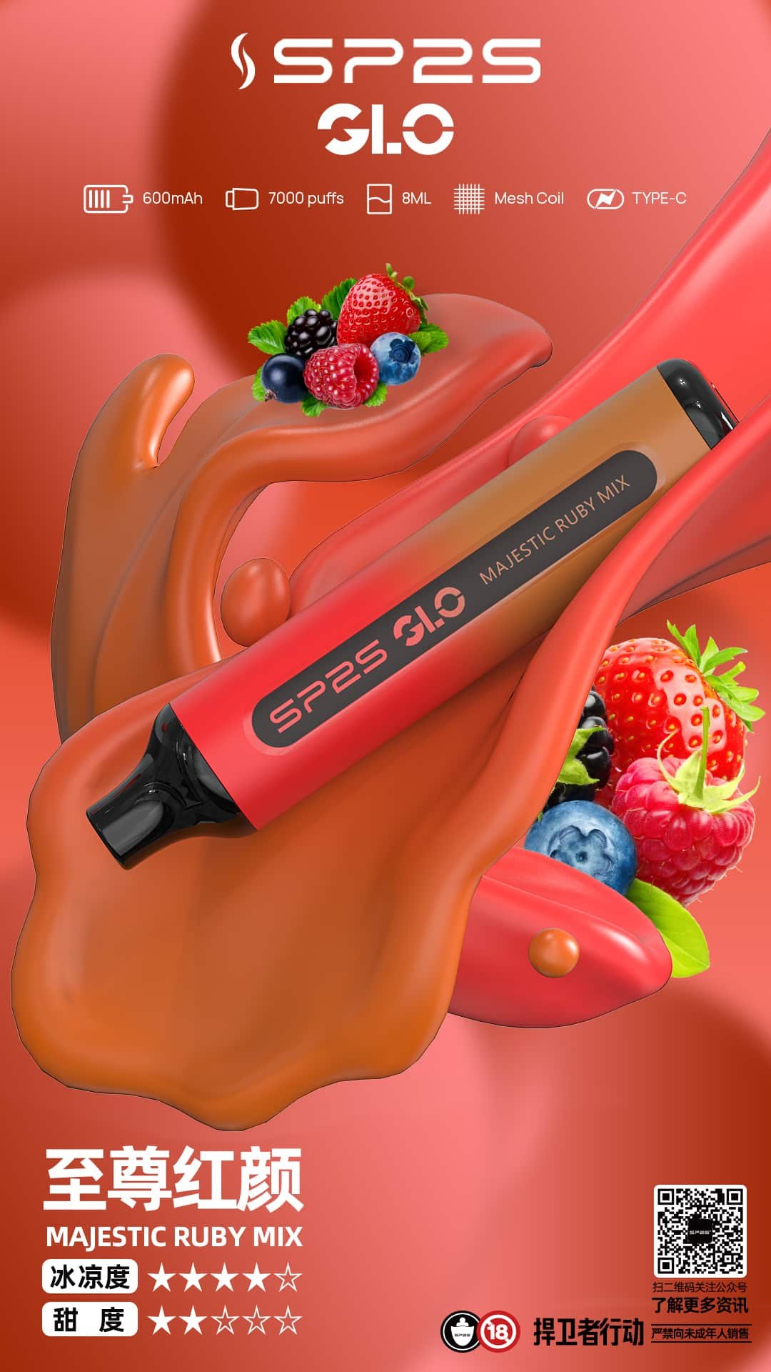 SP2S 7000 PUFFS 抛棄式電子煙 思博睿煙桿 新品上市 17 sp2s 7000 口拋棄式電子煙