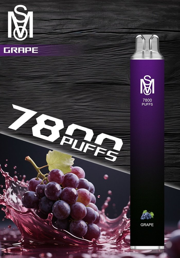 MSO 7800 PUFFS 拋棄式電子煙 爅嘶大容量煙桿 台灣現貨 5 爅嘶拋棄式電子煙葡萄
