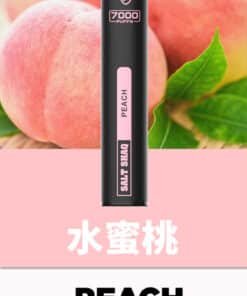 鯊克拋棄式電子煙水蜜桃