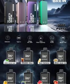 廚師佳釀煙彈 CHEF'S BREW｜大容量換彈式電子煙主機 買3盒加送主機