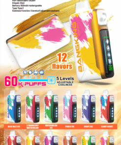 Bangking Ice Cool 60000 Puffs 超大容量拋棄式電子煙 五檔涼度可調一次性煙桿